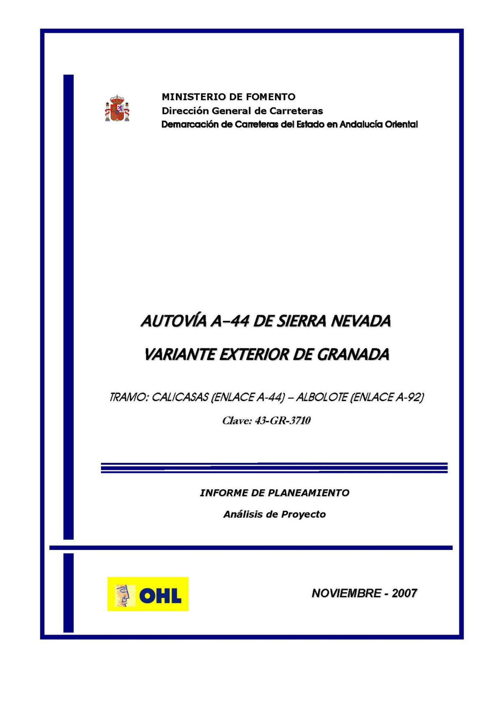 Estudio inicial del proyecto